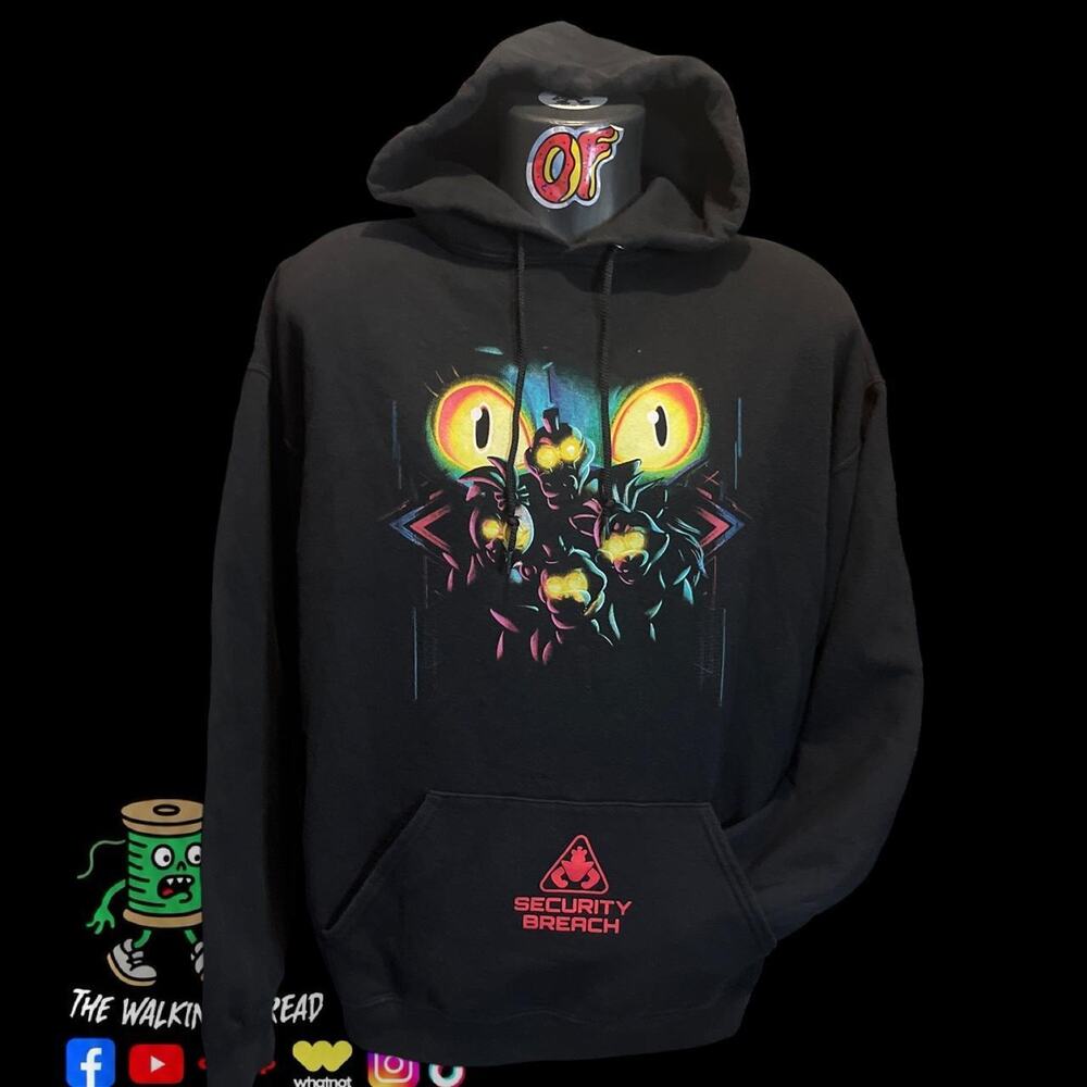 Five Nights At Freddys Video Game Horror Hoodie Size XL